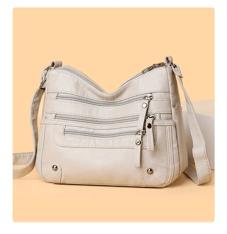 Black Leather Shoulder Crossbody Bag for Women — feature 16
