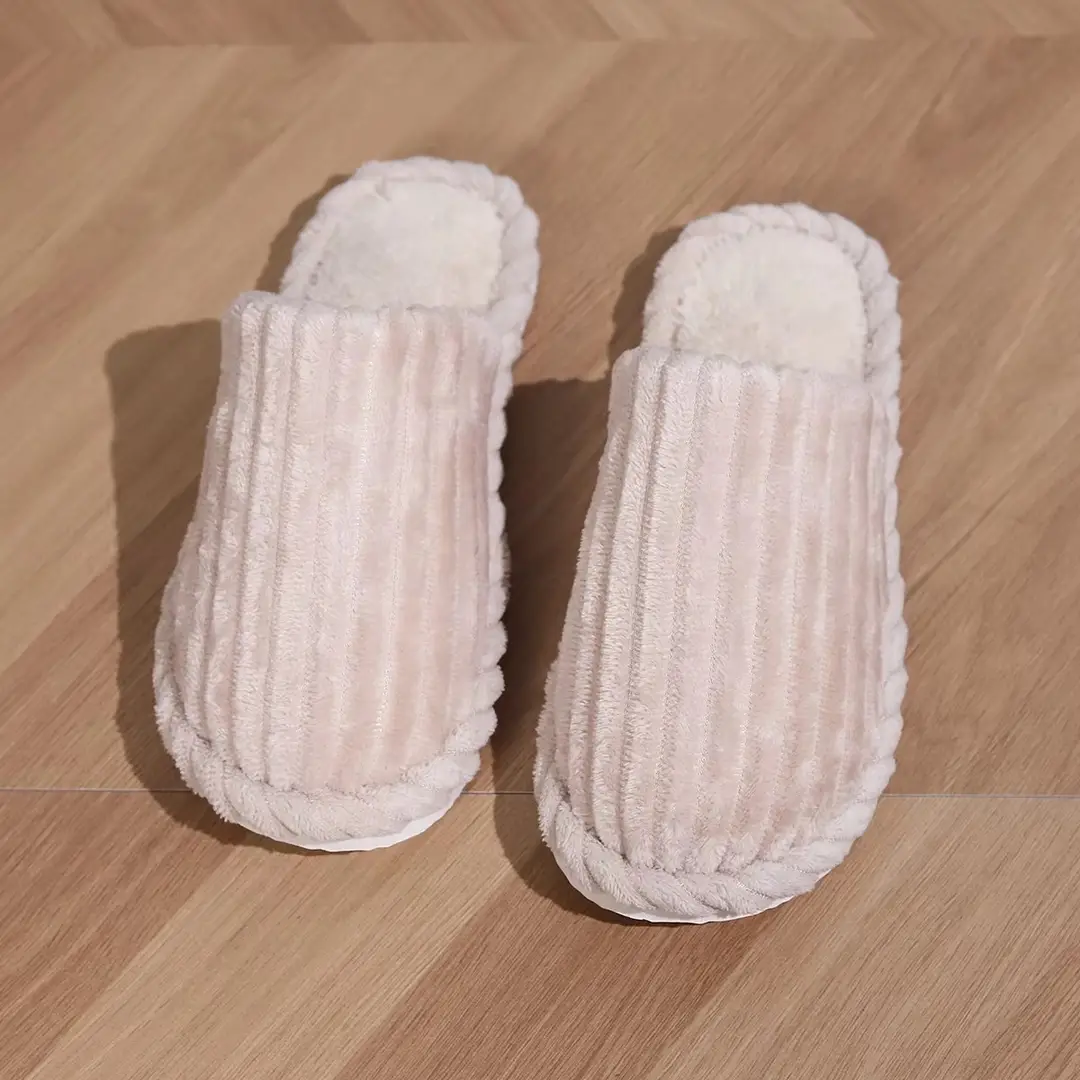 Cross-Border 2026 New Cotton Slippers for Women, Autumn and Winter Plush Couple's Home Indoor Warm Non-Slip Slippers for Men - Image 7