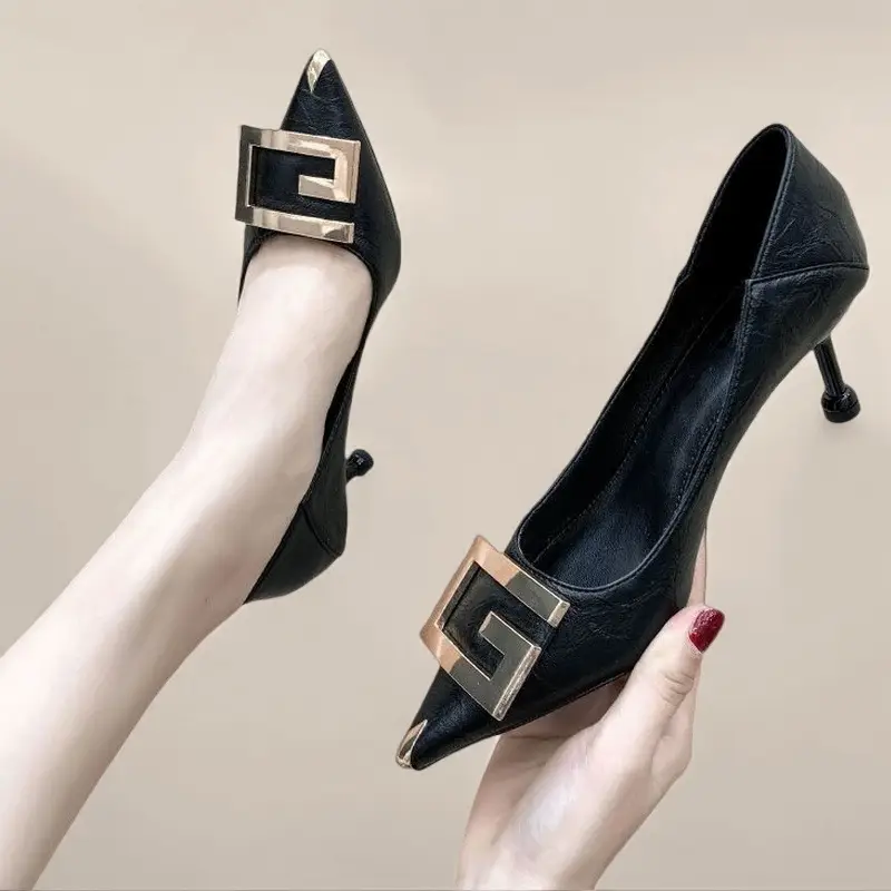 2026 Thin Heels for Women French Style Comfortable Work Shoes — feature 1