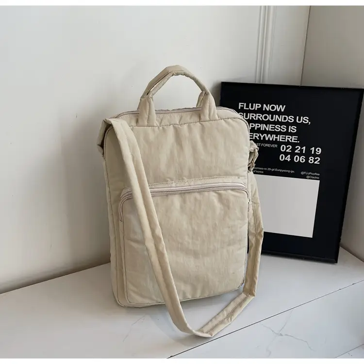 Light Blue Laptop Handbag Single Shoulder Crossbody — feature 21