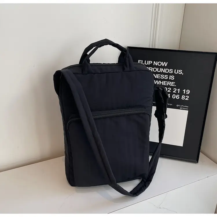 Light Blue Laptop Handbag Single Shoulder Crossbody — feature 22