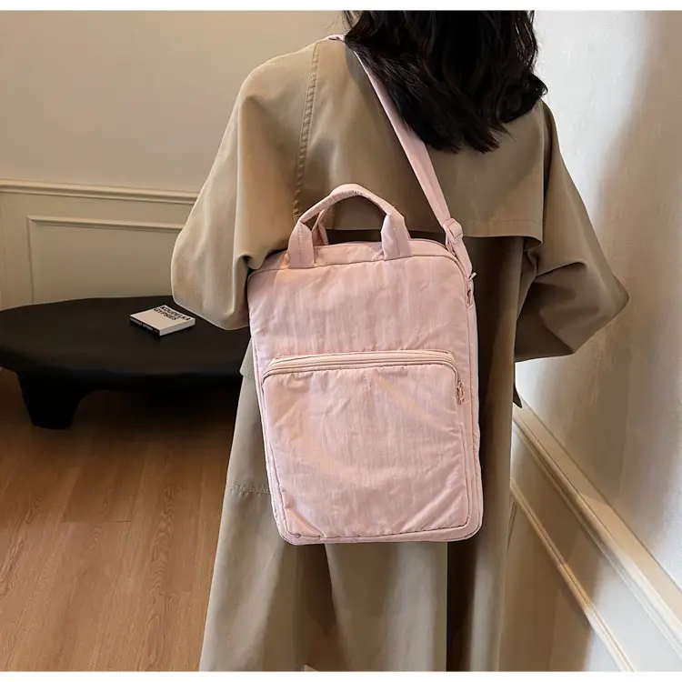 Light Blue Laptop Handbag Single Shoulder Crossbody — feature 29