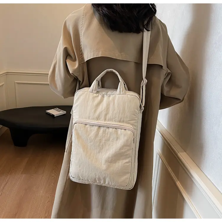 Light Blue Laptop Handbag Single Shoulder Crossbody — feature 34