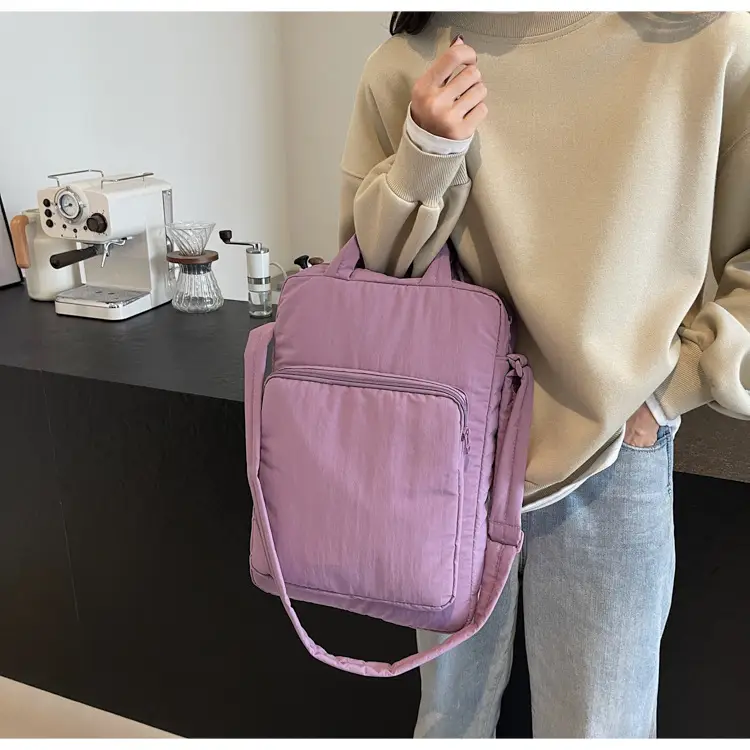Light Blue Laptop Handbag Single Shoulder Crossbody — feature 44