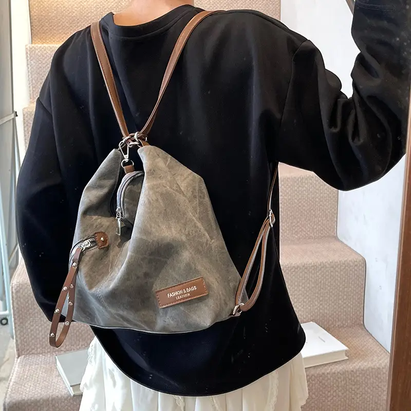 Korean Style Shoulder Crossbody Bag Gold Leather 2025 - Image 6