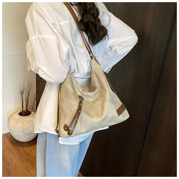 Korean Style Shoulder Crossbody Bag Gold Leather 2025 — feature 19
