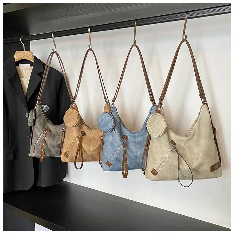 Korean Style Shoulder Crossbody Bag Gold Leather 2025 — feature 25