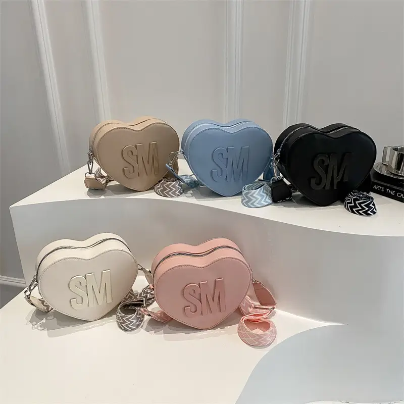 Heart Shaped Casual Shoulder Bags for Women