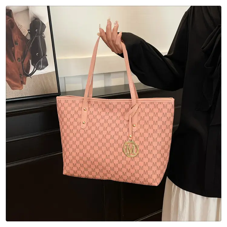 Women Cross-Brand Houndstooth Tote Bag Large Capacity — feature 16