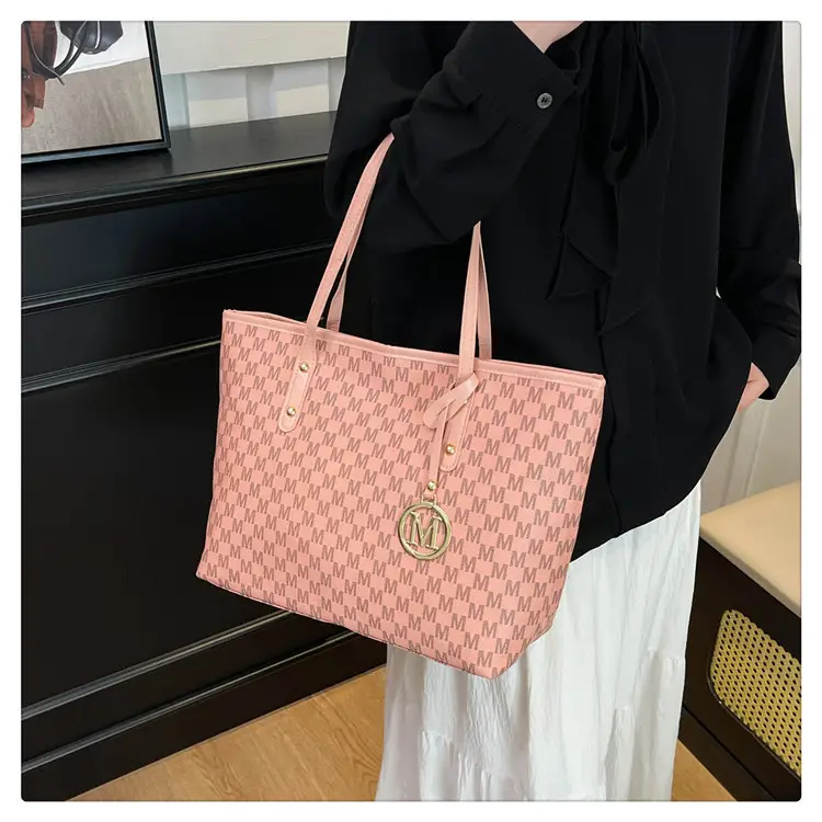 Women Cross-Brand Houndstooth Tote Bag Large Capacity — feature 18