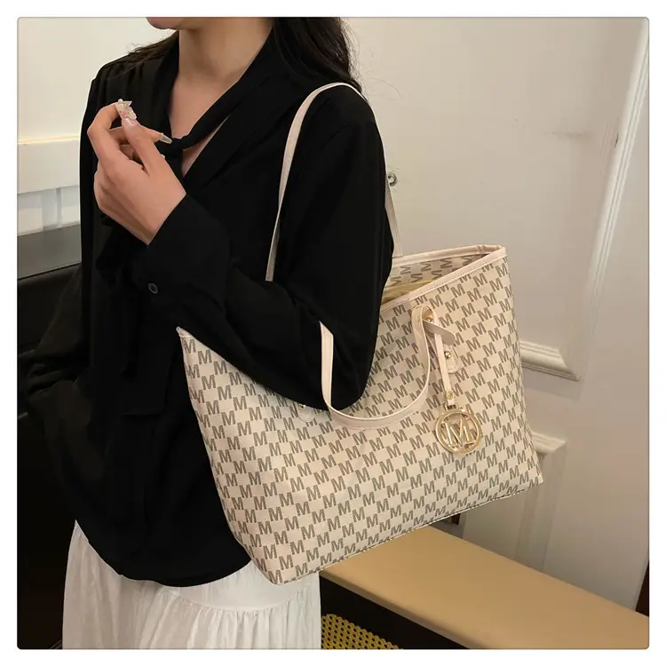 Women Cross-Brand Houndstooth Tote Bag Large Capacity — feature 22
