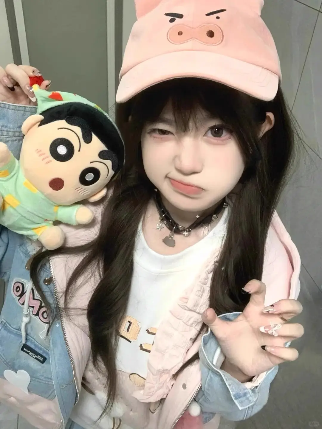 Pig Hat for Girls Cute Casual Outfit — feature 5