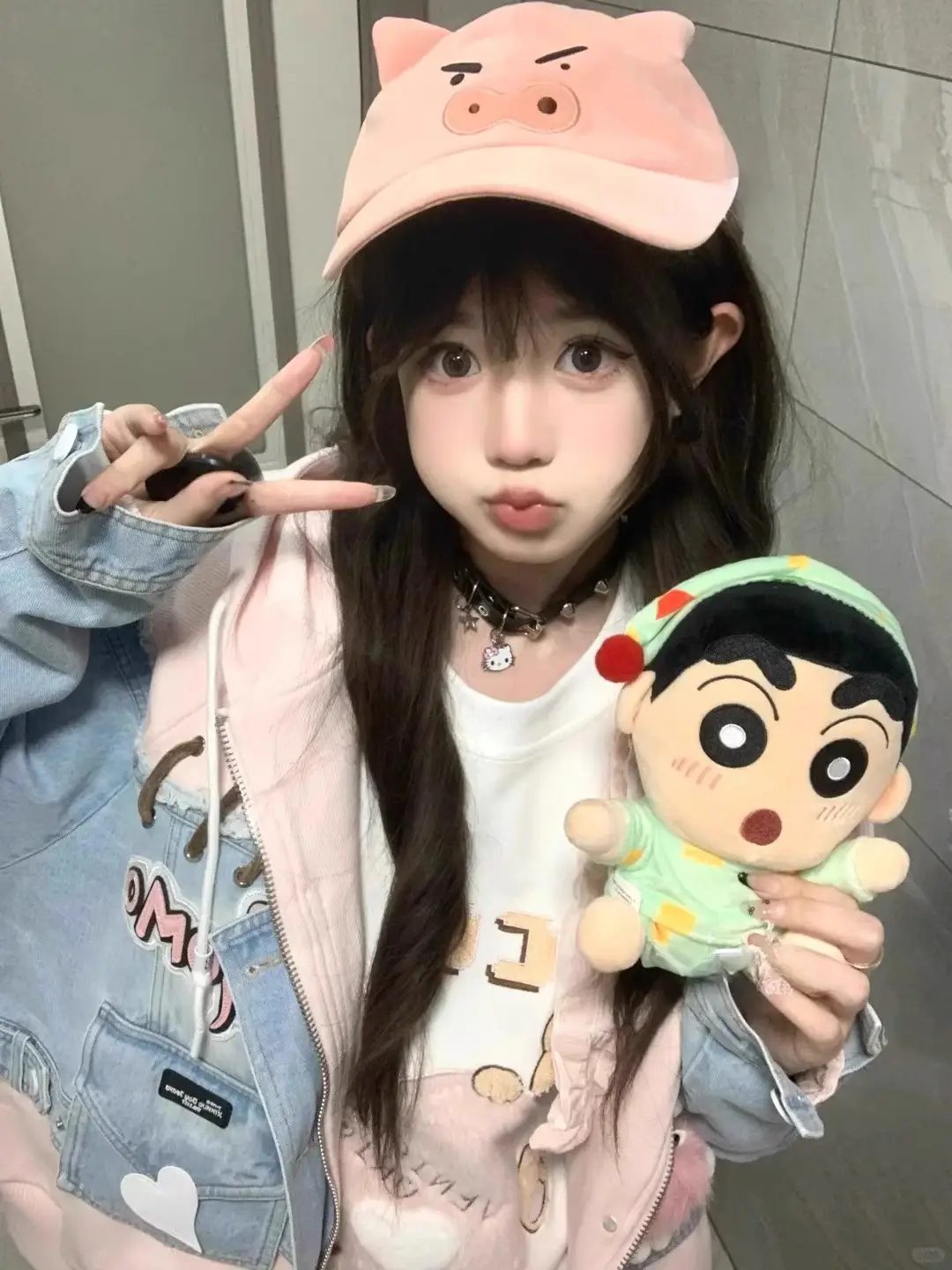 Pig Hat for Girls Cute Casual Outfit — feature 6