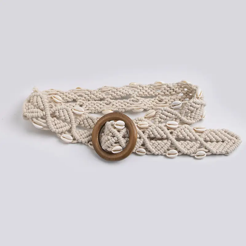 Bohemian Wooden Bead Belt for Women — feature 6