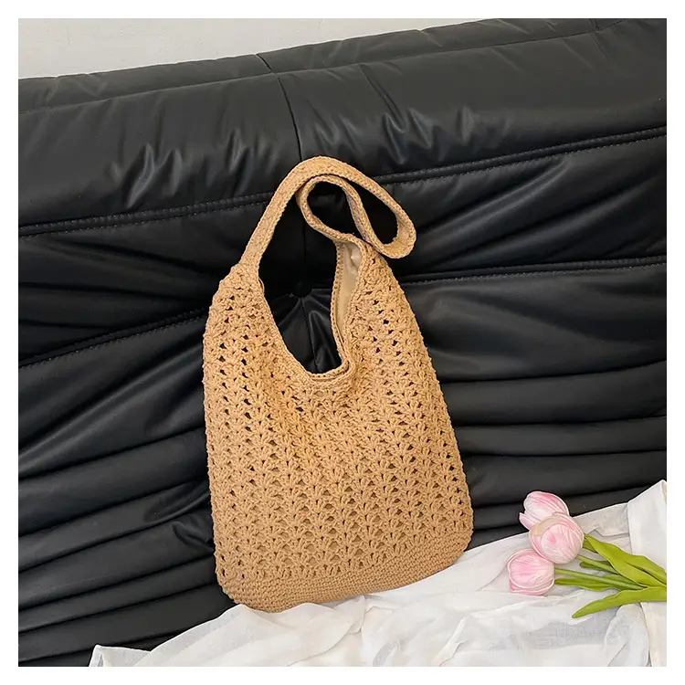 Mori Style Woven Tote Bag Women Casual Shoulder Bag Large Capacity — feature 25