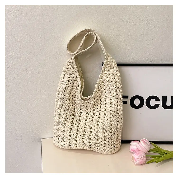 Mori Style Woven Tote Bag Women Casual Shoulder Bag Large Capacity — feature 28