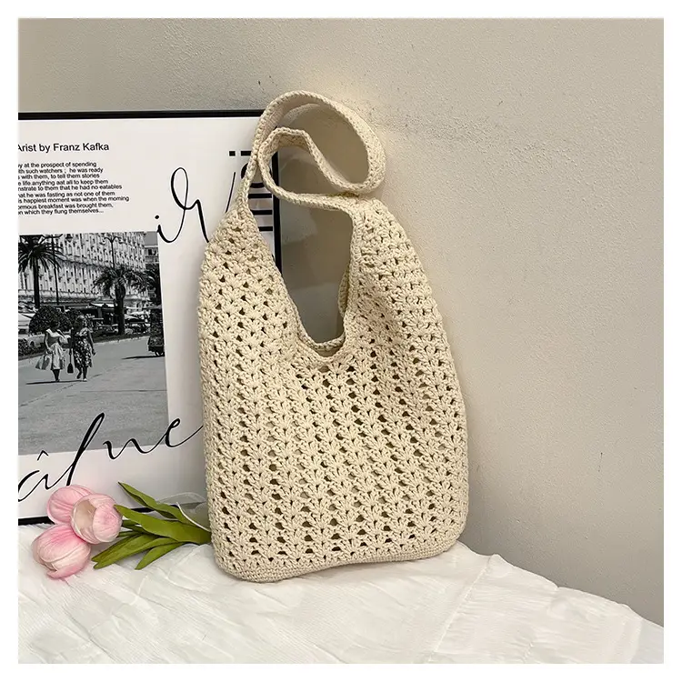 Mori Style Woven Tote Bag Women Casual Shoulder Bag Large Capacity — feature 30