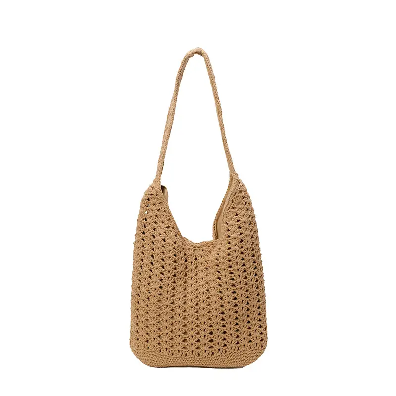 Mori Style Woven Tote Bag Women Casual Shoulder Bag Large Capacity - Image 2