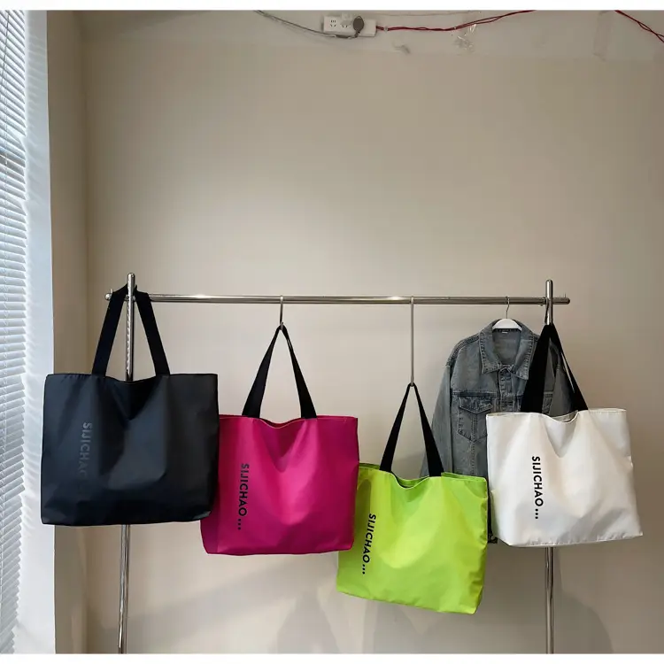 Women's Neon Letter Print Shoulder Bag Large Capacity — feature 13