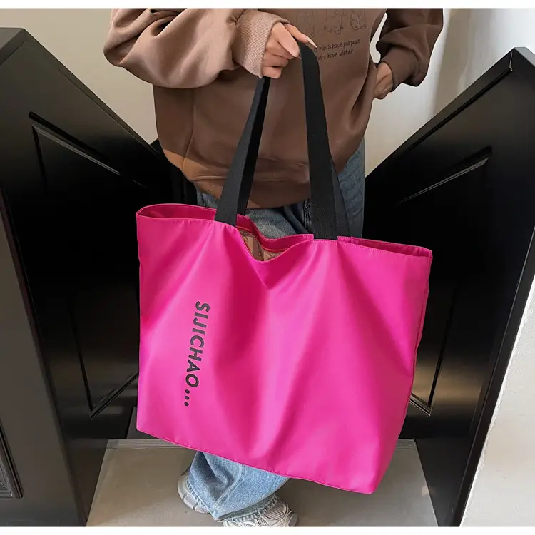 Women's Neon Letter Print Shoulder Bag Large Capacity — feature 19