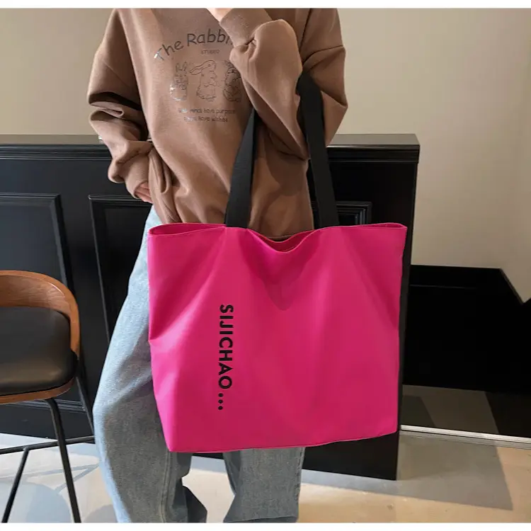 Women's Neon Letter Print Shoulder Bag Large Capacity — feature 20