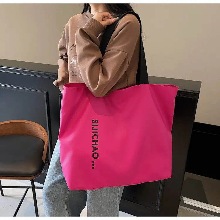Women's Neon Letter Print Shoulder Bag Large Capacity — feature 22