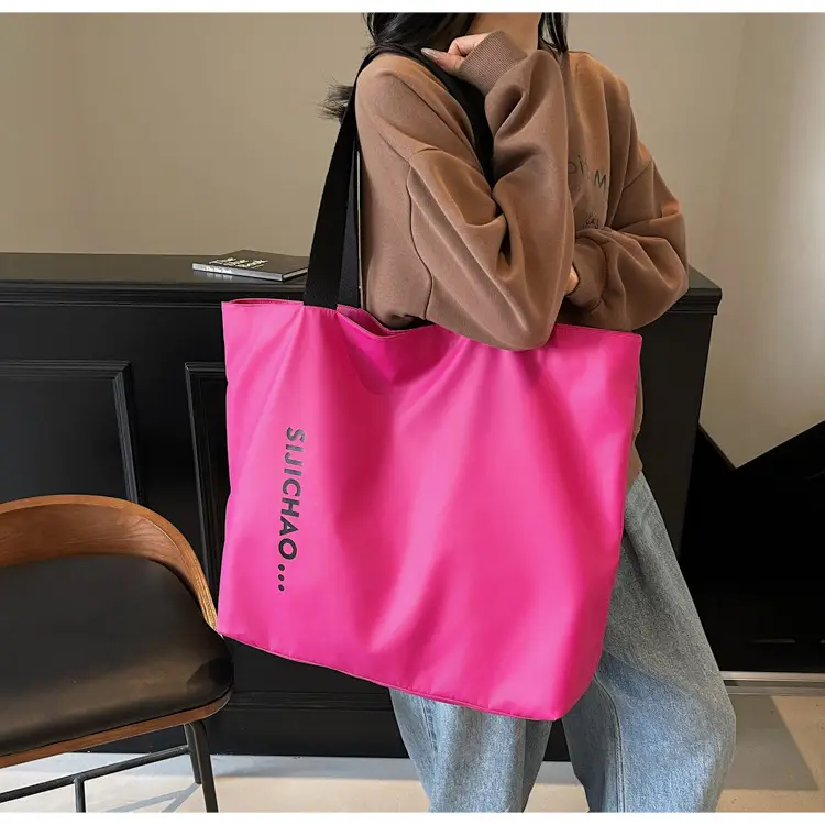 Women's Neon Letter Print Shoulder Bag Large Capacity — feature 24