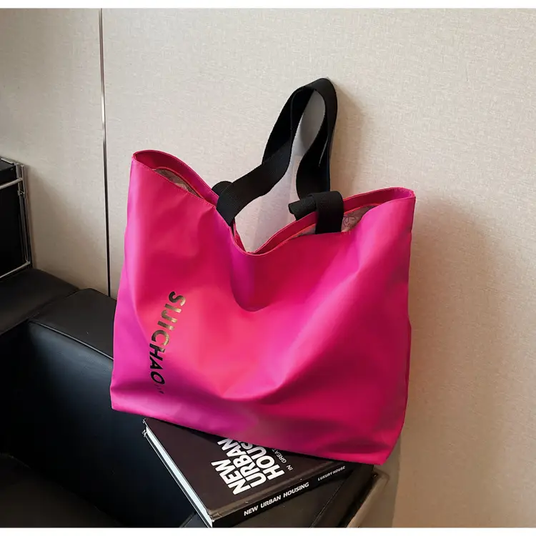 Women's Neon Letter Print Shoulder Bag Large Capacity — feature 28