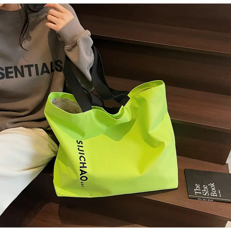 Women's Neon Letter Print Shoulder Bag Large Capacity — feature 29