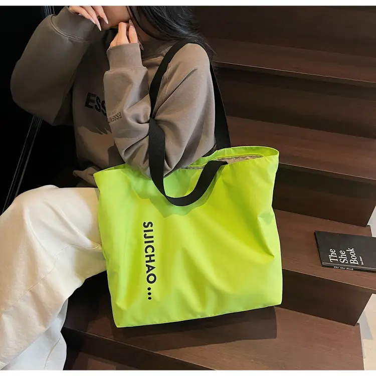Women's Neon Letter Print Shoulder Bag Large Capacity — feature 30