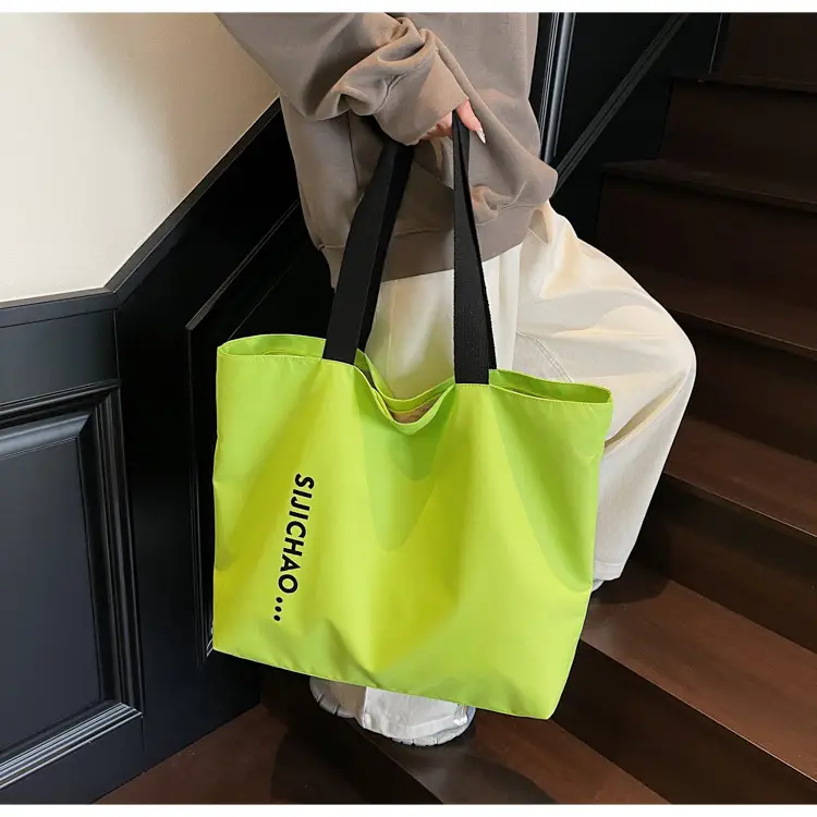 Women's Neon Letter Print Shoulder Bag Large Capacity — feature 32