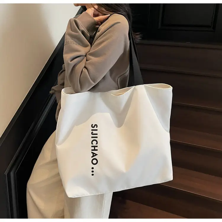 Women's Neon Letter Print Shoulder Bag Large Capacity — feature 37