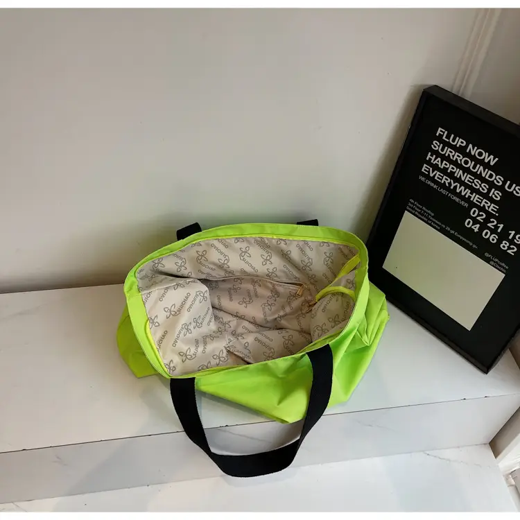 Women's Neon Letter Print Shoulder Bag Large Capacity — feature 41