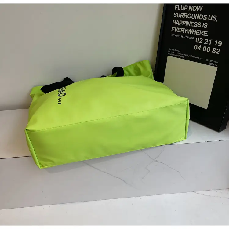 Women's Neon Letter Print Shoulder Bag Large Capacity — feature 43
