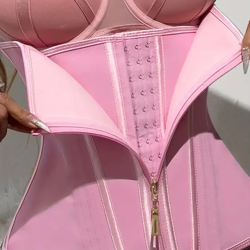 Black Waist Trainer for Women 3-Buckle Hourglass Shaping
