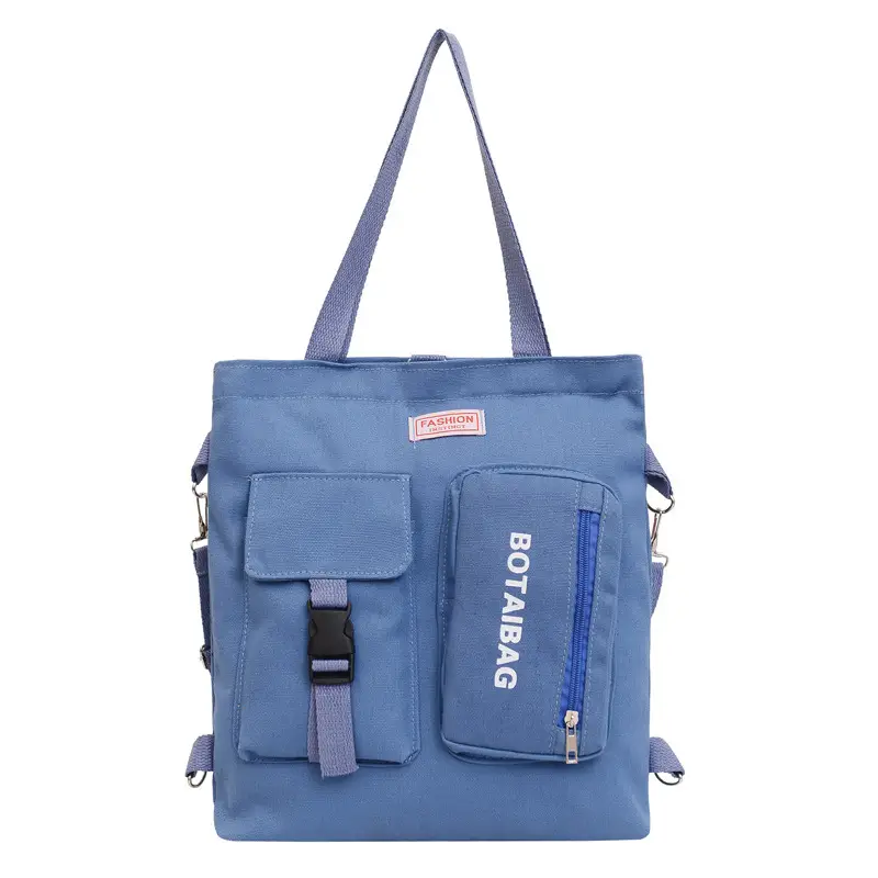 Women's Canvas Shoulder Bag Multi Color Large Capacity - Image 10
