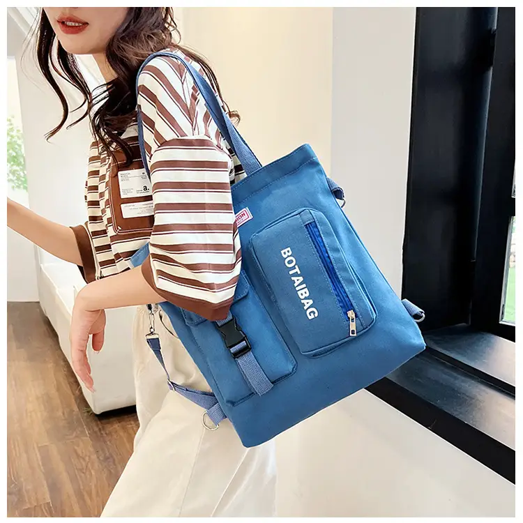 Women's Canvas Shoulder Bag Multi Color Large Capacity — feature 10