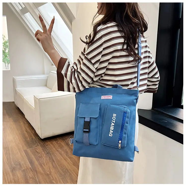 Women's Canvas Shoulder Bag Multi Color Large Capacity — feature 13