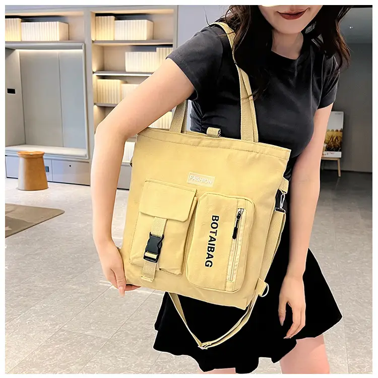 Women's Canvas Shoulder Bag Multi Color Large Capacity — feature 3