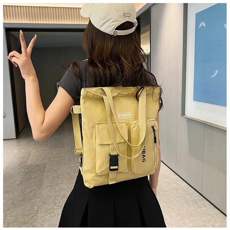 Women's Canvas Shoulder Bag Multi Color Large Capacity — feature 8
