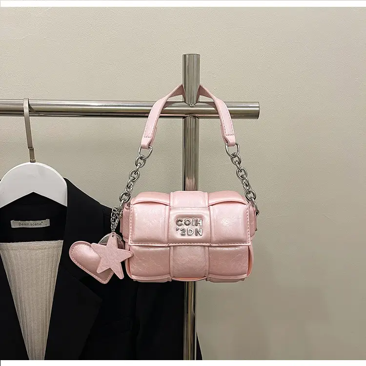 Elegant White Woven Chain Crossbody Bag for Women — feature 19