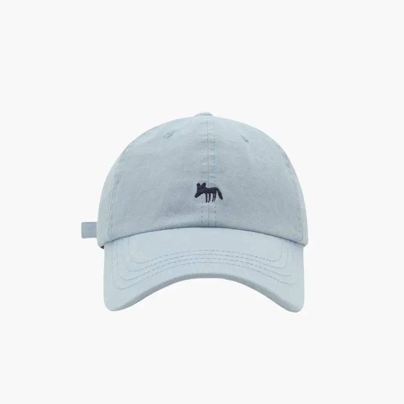 White Maroon Fox Cap for Men Women Baseball — feature 23