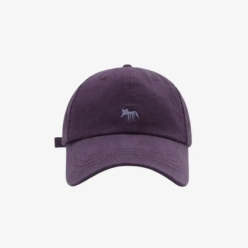 White Maroon Fox Cap for Men Women Baseball — feature 28