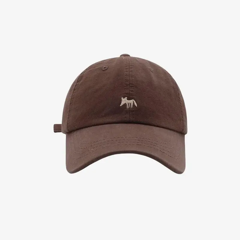 White Maroon Fox Cap for Men Women Baseball — feature 31