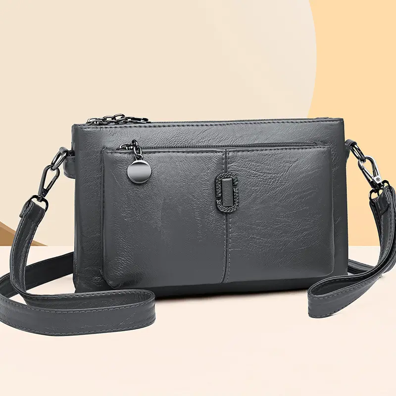 Black Women's 2026 Clutch Bag Multi-Compartment Crossbody - Image 12