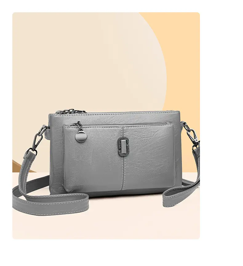 Black Women's 2026 Clutch Bag Multi-Compartment Crossbody — feature 10