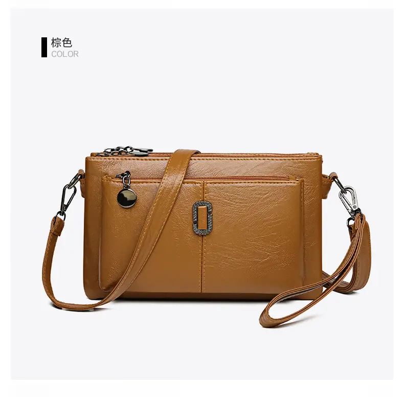 Black Women's 2026 Clutch Bag Multi-Compartment Crossbody — feature 27