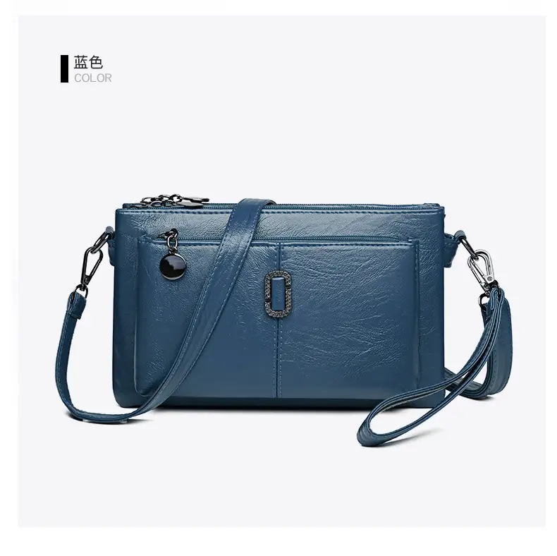 Black Women's 2026 Clutch Bag Multi-Compartment Crossbody — feature 30