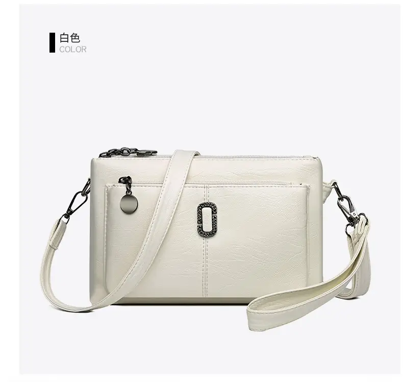 Black Women's 2026 Clutch Bag Multi-Compartment Crossbody — feature 31