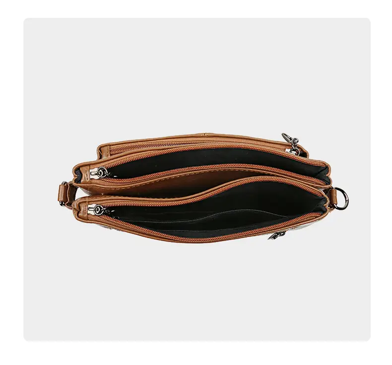 Black Women's 2026 Clutch Bag Multi-Compartment Crossbody — feature 7